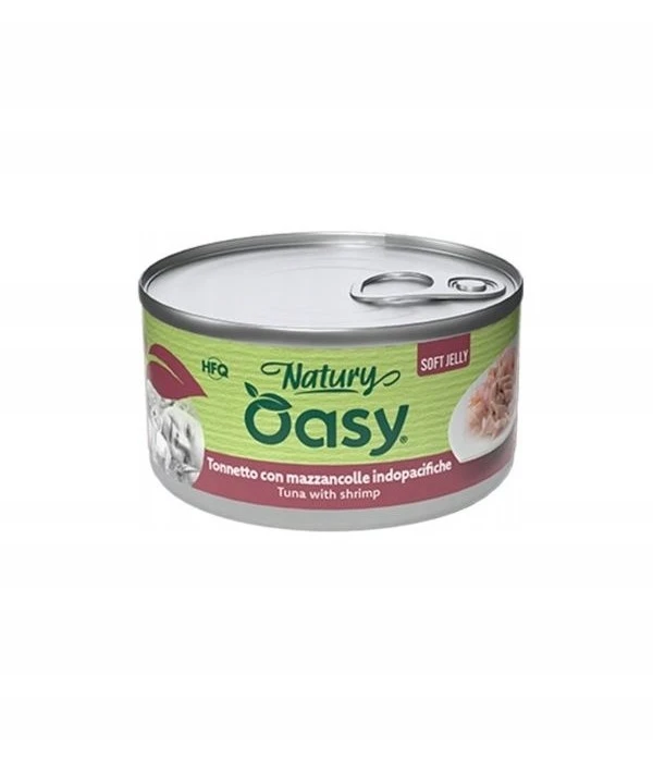 Maisto produktai - Oasy Natury Soft Jelly Tuna with Shrimp 150g
