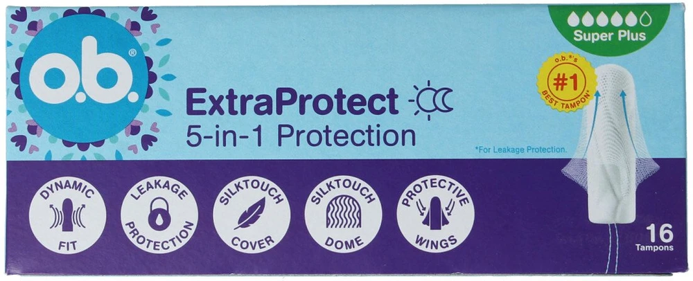 O.B . Extra Protect Super Plus tampony 16szt