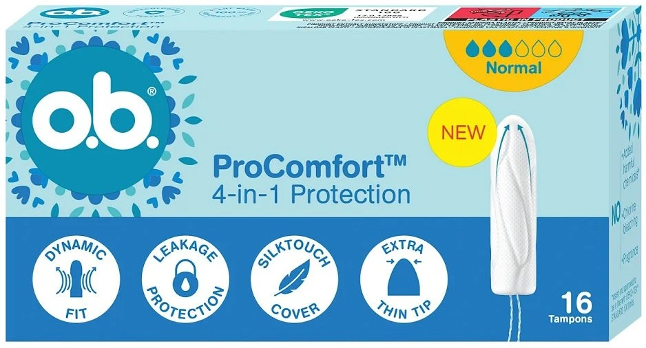 O.B. ProComfort™ Normal tamponai, 16 vnt.