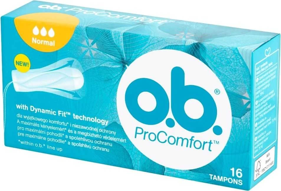 Tamponai O.B. ProComfort Normal, 16 vnt.