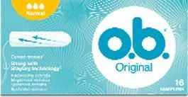 Tamponai O.B. Original Normal 16vnt