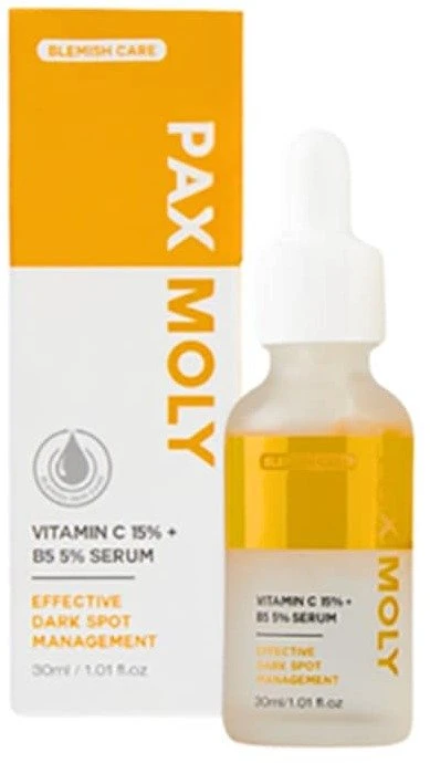 Obagi PaxMoly, Effective Dark Spot Management, 15% Witamina C + 5% B5, Brightening & Hydrating, Day & Night, Serum, For Face, 30 ml For Women