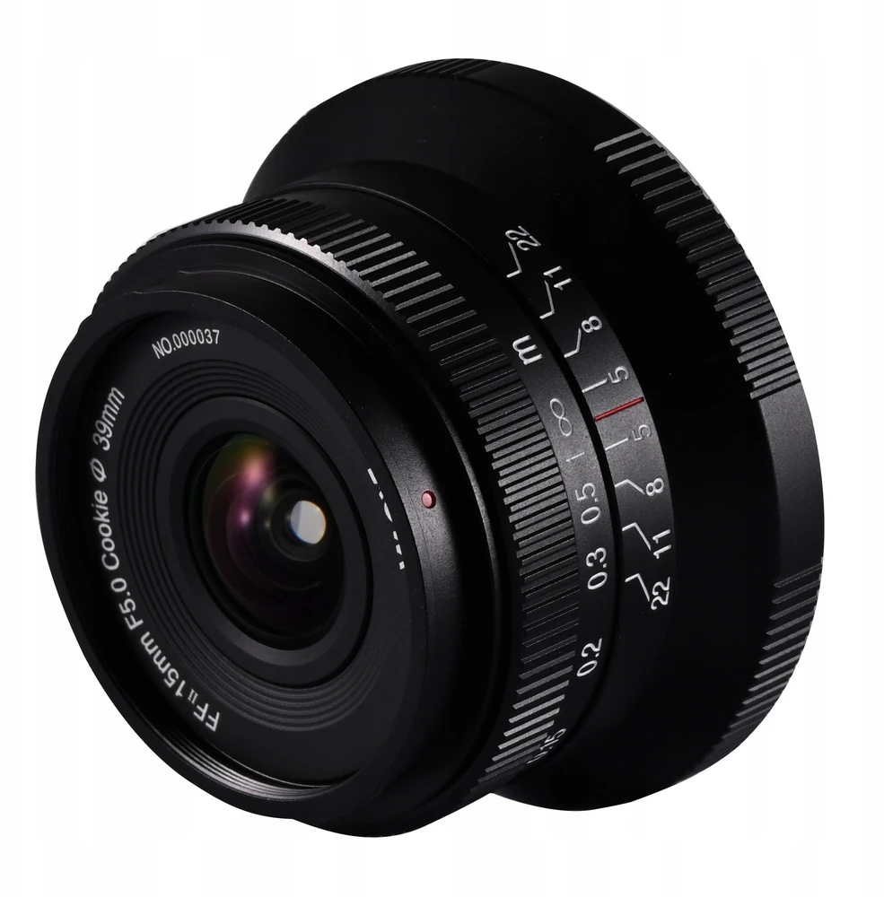 Kamera - Laowa 15mm f/5 Cookie FF Auto Aperture 110° Juodas