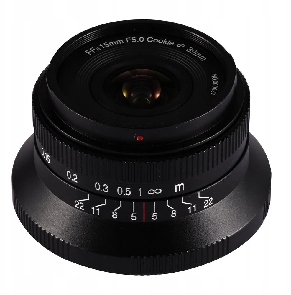 Kamera - Laowa 15mm f/5 Cookie FF Auto Aperture 110° Juodas
