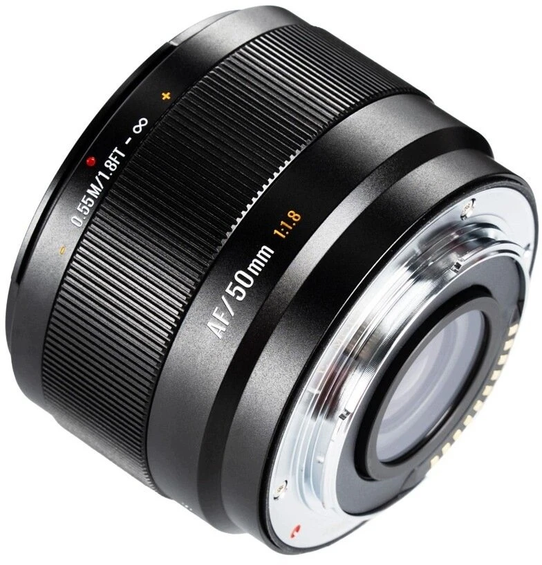 Nikkor Kameros Objektyvas - 7Artisans AF 50mm F1.8 Autofocus Objektyvas Fujifilm APS-C Juodas