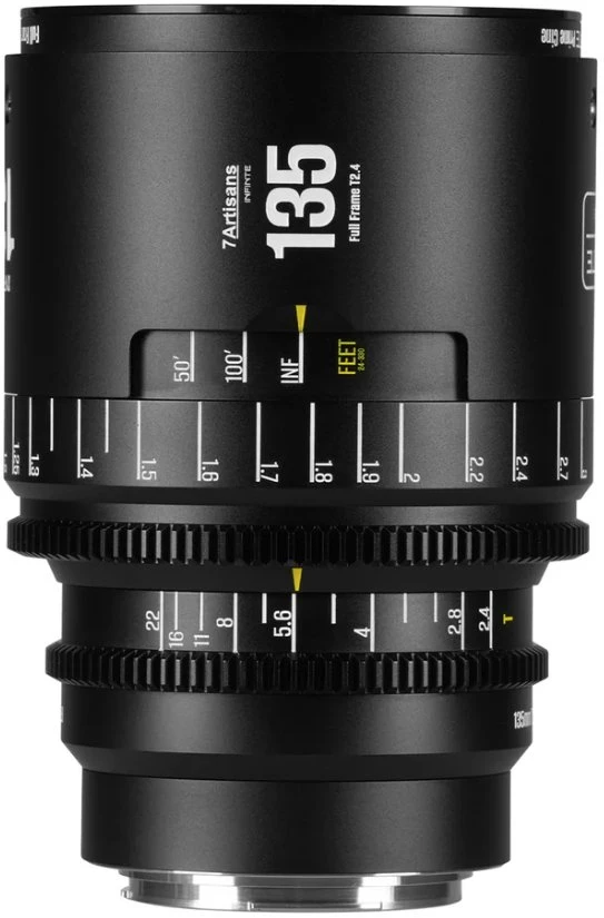 Nikkor Objektyvas - 7Artisans Infinite 135mm T2.4 PL Mount Cine Objektyvas Juodas