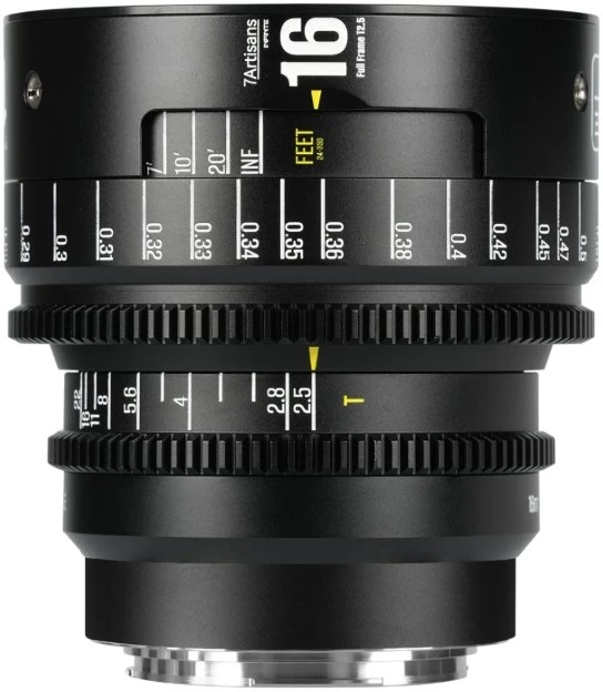 Nikkor Kameros Objektyvas - 7Artisans INFINTE 16mm T2.5 PL Montavimo Rankinis Fokusavimo Objektyvas Juodas