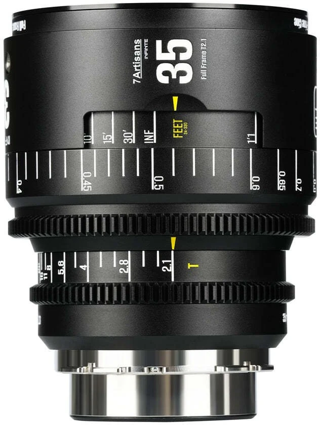 Nikkor Kino Objektyvas - 7Artisans INFINITE 35mm T2.1 PL Mount Juodas