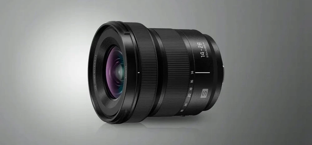„Panasonic Lumix S 14-28mm f/4-5.6 Macro Baltas Box“ objektyvas