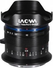 Kameros Objektyvas - Laowa 11mm f/4.5 FF RL, 126° Matymo Kampas, 19cm Minimalus Fokuso Atstumas