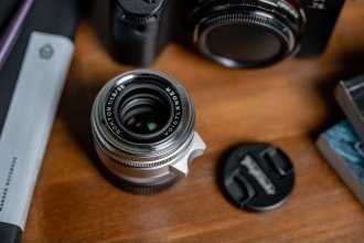 Objektyvas Voigtlander Obiektyw Nokton II Vintage Line 35 mm f/1,5 do Leica M - sidabrinė