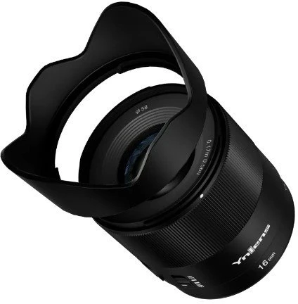 Yongnuo YN 16 mm f/1.8 DA DSM objektyvas, skirtas Sony E