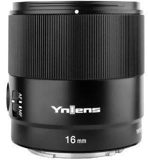 Yongnuo YN 16 mm f/1.8 DA DSM objektyvas, skirtas Sony E