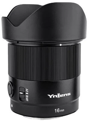 Yongnuo YN 16 mm f/1.8 DA DSM objektyvas, skirtas Sony E