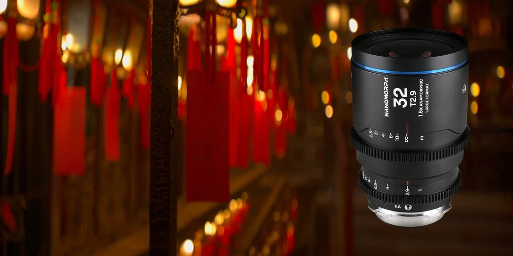 Objektyvas Laowa Nanomorph 32 mm T2,9 1,5x LF Mėlyna, skirtas Arri PL / Canon EF