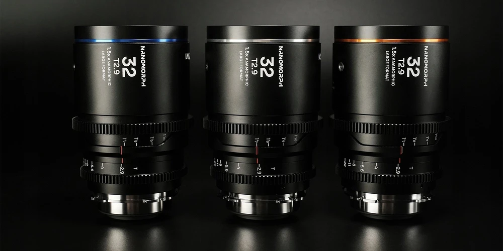 Objektyvas Laowa Nanomorph 32 mm T2,9 1,5x LF Mėlyna, skirtas Arri PL / Canon EF