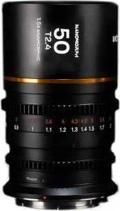 Objektyvas Venus Optics objektyvų rinkinys Laowa Nanomorph 27 mm, 35 mm, 50 mm S35 Amber, skirtas Sony E