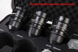 Objektyvas Venus Optics Laowa Nanomorph 27 mm, 35 mm, 50 mm S35 Amber objektyvų rinkinys, skirtas Arri PL / Canon EF