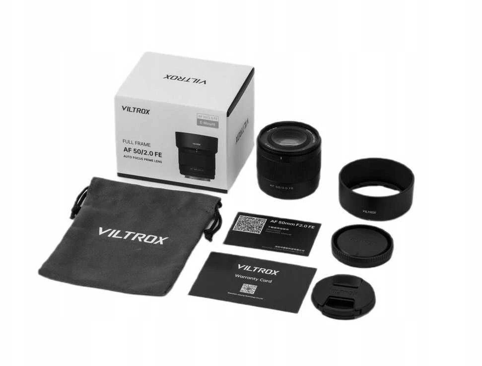Objektyvas - Viltrox AF 50mm F2.0 Sony FE (pilno kadro, automatinis fokusavimas, F2.0, 0.45m)