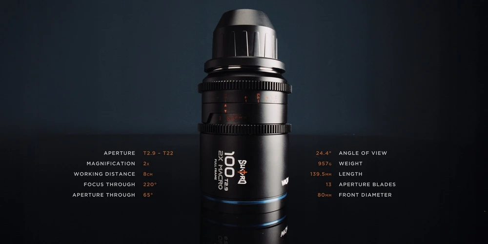 Objektyvas Laowa Sword 100 mm T2,9 2x Macro Cine, skirtas Arri PL