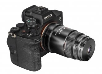 MeiKe objektyvas AstrHori MF 25 mm f/2,8 Full-frame Macro, skirtas Sony E