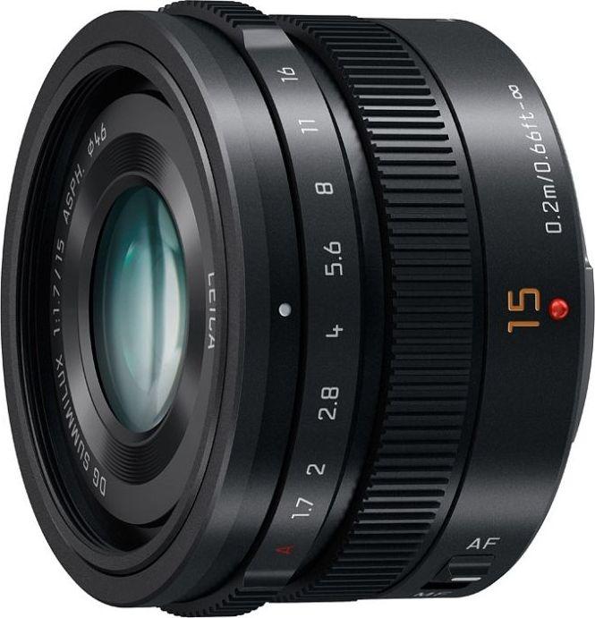 Objektyvas Panasonic Lumix 15mm F/1.7 Leica DG Summilux (Sidabrinis)