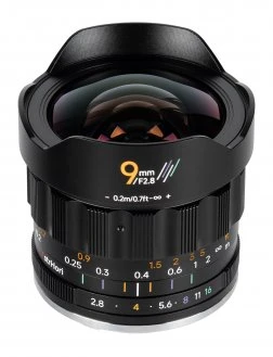 Kameros objektyvas - AstrHori MF 9 mm f/2.8 itin platus kampas objektyvas Sony E-mount