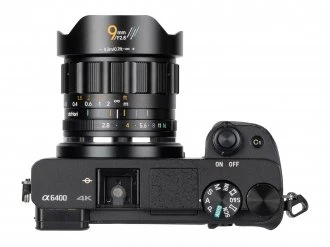 Kameros objektyvas - AstrHori MF 9 mm f/2.8 itin platus kampas objektyvas Sony E-mount