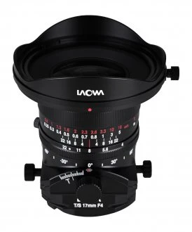 Venus Optics objektyvas Laowa 17 mm f/4 Zero-D Tilt-Shift, skirtas Sony E