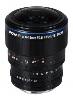 Venus Optics objektyvas Laowa 8-15 mm f/2,8 FF Zoom Fisheye, skirtas Canon RF