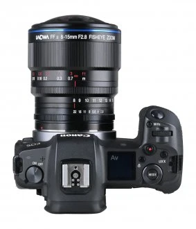 Venus Optics objektyvas Laowa 8-15 mm f/2,8 FF Zoom Fisheye, skirtas Canon RF