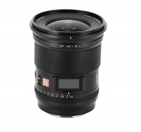 Objektyvas „Viltrox AF 16mm F1.8 L“ (Viltrox, 16mm F1.8, L tipo jungtis, atsparus oro sąlygoms)