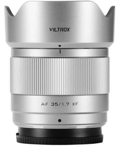 Objektyvas - Viltrox AF 35mm F1.7 Fuji X automatinio fokusavimo objektyvas sidabrinis