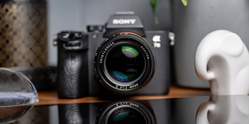 Objektyvas Objektīvas Voigtlander Nokton II 50 mm f/1,2, paredzēts Leica M