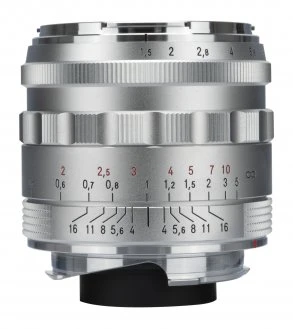 Objektyvas Voigtlander Nokton II Vintage Line 28 mm f/1,5, skirtas Leica M – sidabrinis