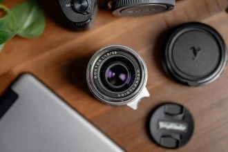 Objektyvas Voigtlander Nokton II Vintage Line 28 mm f/1,5, skirtas Leica M – sidabrinis