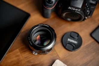 Voigtlander objektyvas Voigtlander Nokton SL IIs 55 mm f/1.2 objektyvas, skirtas Nikon F