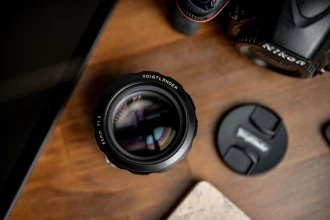 Voigtlander objektyvas Voigtlander Nokton SL IIs 55 mm f/1.2 objektyvas, skirtas Nikon F