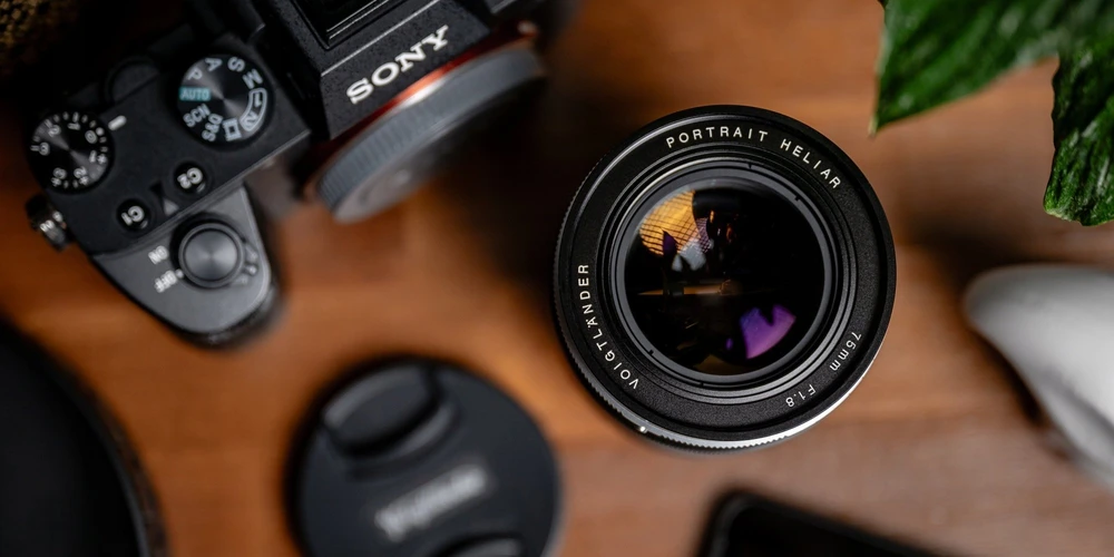 Objektyvas Voigtlander Portrait Heliar 75 mm f/1,8, skirtas Sony E