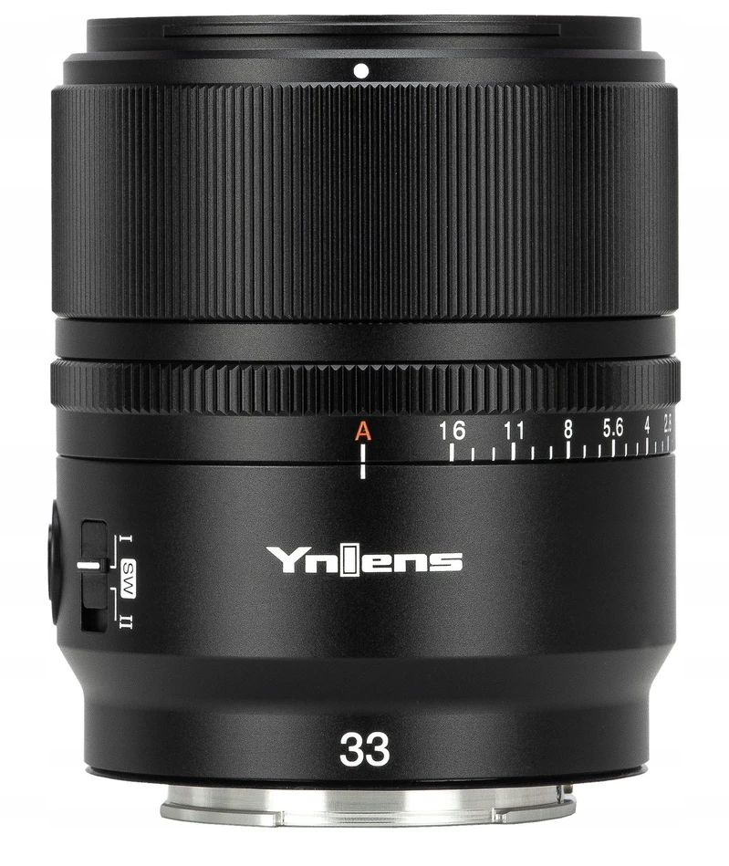 Objektyvas Yongnuo YN 33 mm f/1,4 S DA DSM WL Pro, skirtas Sony E