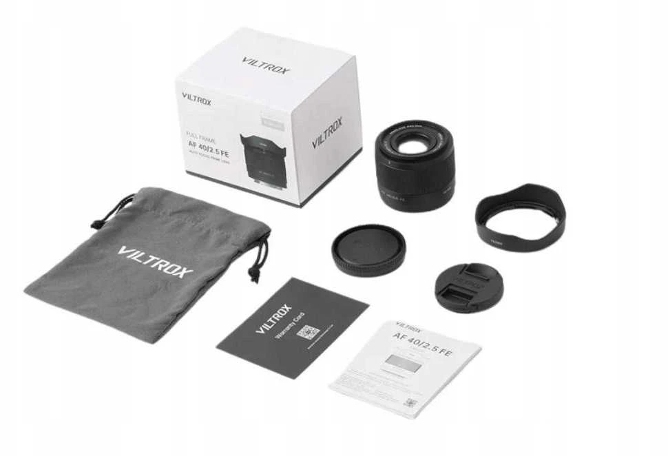 Kameros objektyvas - Viltrox AF 40mm F2.5 Sony E tvirtinimo kompaktiškas automatinis fokusavimo objektyvas