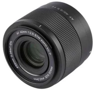 Kameros objektyvas - Viltrox AF 40mm F2.5 Sony E tvirtinimo kompaktiškas automatinis fokusavimo objektyvas
