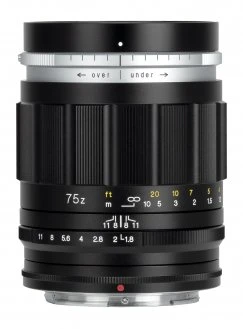 Objektyvas Voigtlander Portrait Heliar 75 mm f/1,8, skirtas Nikon Z