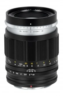 Objektyvas Voigtlander Portrait Heliar 75 mm f/1,8, skirtas Nikon Z