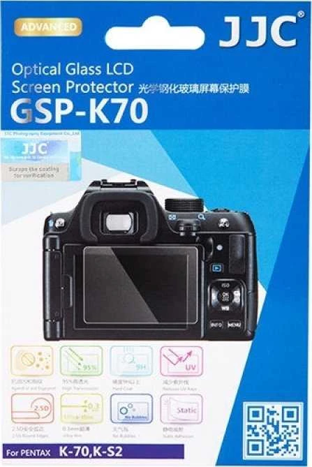 JJC Objektyvo gaubtas LCD ekrano apsauga Pentax K70, K-S2 stiklas