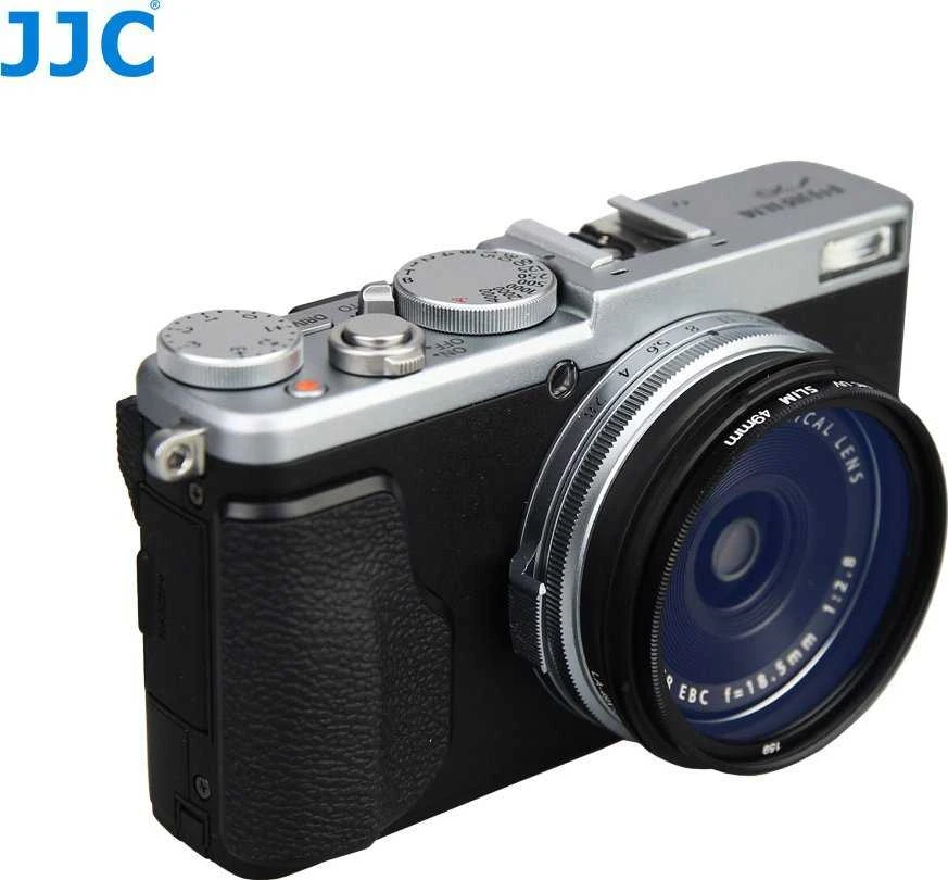 Objektyvo gaubtas JJC Gaubtas nuo saulės LH-JX100 Juodas su montavimo adapteriu