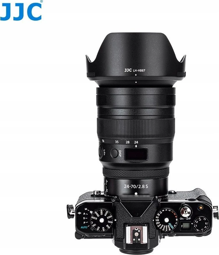 Objektyvo gaubtas - JJC LH HB87 for Nikon Z 24-70mm f/2.8 S Matinė Juoda