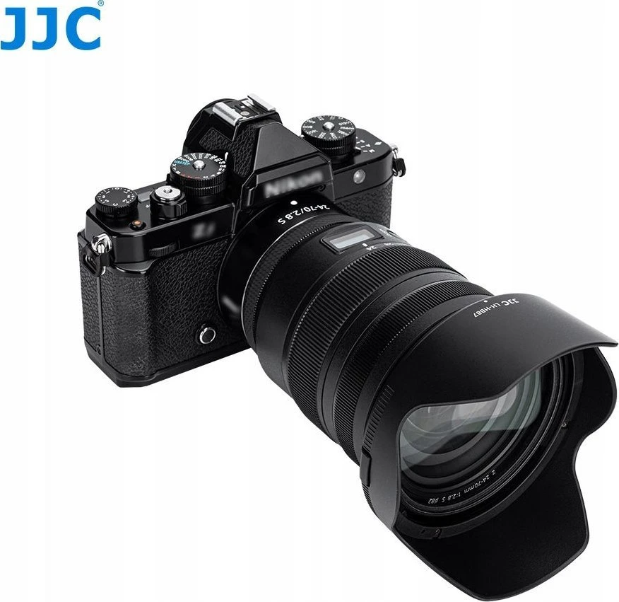 Objektyvo gaubtas - JJC LH HB87 for Nikon Z 24-70mm f/2.8 S Matinė Juoda