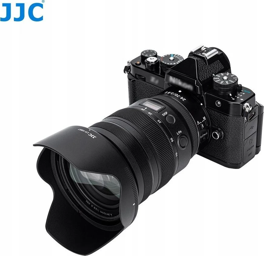 Objektyvo gaubtas - JJC LH HB87 for Nikon Z 24-70mm f/2.8 S Matinė Juoda