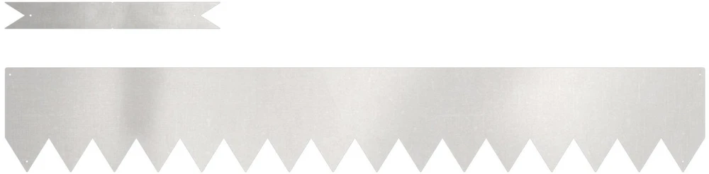 Vejo kraštas 20 vnt. 100 x 0,05 x 15 cm Nerūdijantis Plienas